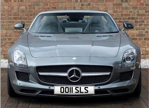 2011 Mercedes AMG SLS Private Number Plate: OO11 SLS For Sale