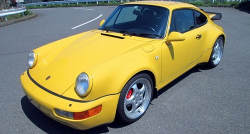 1994 Porsche 964 Turbo 3.6 Coupe Sunroof Yellow  $obo For Sale