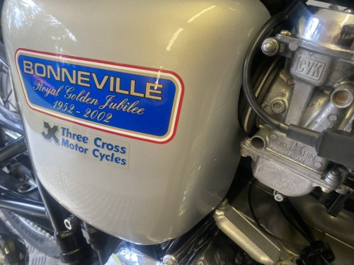 2002 Triumph Bonneville Golden Jubilee In vendita (immagine 67 di 104)