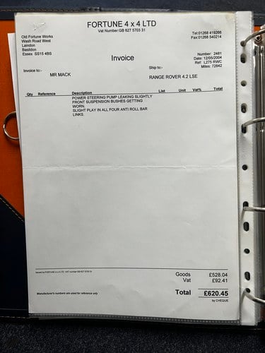 1993 Range Rover Classic Vogue LSE 4.6 zum Verkauf (Bild 198 von 251)