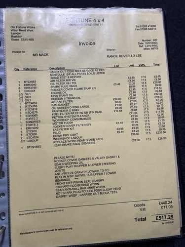 1993 Range Rover Classic Vogue LSE 4.6 zum Verkauf (Bild 204 von 251)