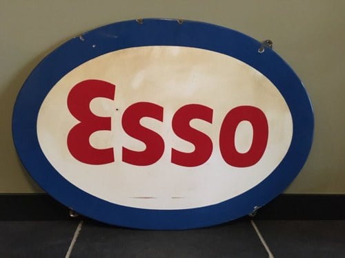 1900 Esso enamel sign large For Sale