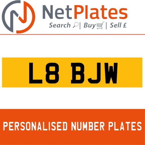 1900 L88 BJW Private Number Plate from NetPlates Ltd For Sale