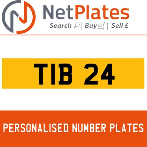 1900 TIB 24 Private Number Plate from NetPlates Ltd In vendita