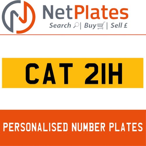 1900 CAT 21H Private Number Plate from NetPlates Ltd In vendita