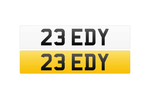 0000 Registration Number - 23 EDY For Sale by Auction