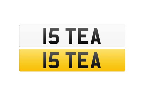 0000 Registration Number - 15 TEA In vendita all'asta