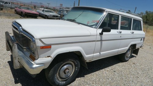 1981 Jeep Wagoneer 4x4 Dry Project 360 auto Ivory  $3.9k For Sale