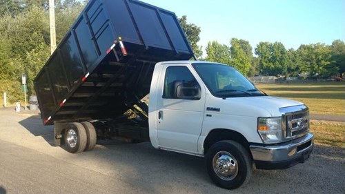 2015 Ford Chassis E-350 SD  12 foot Dump Box $18.9k For Sale