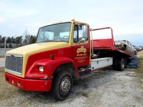 1999 Freightliner Flatbed Rollback Truck 21 foot Wheel lift  For Sale