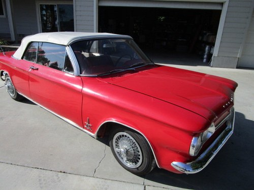 1964 Corvair Monza Spyder Convertible For Sale by Auction