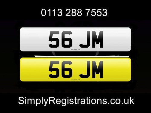 2020 56 JM - Private number plate SOLD