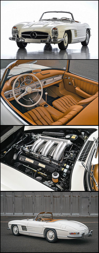 1962 Mercedes 300SL Roadster - Disc~brackes Ivory(~)Tan For Sale