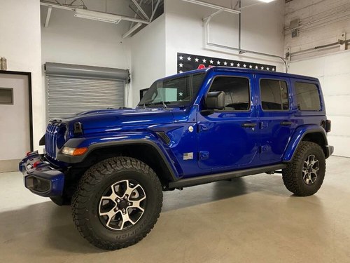 2018 Jeep Wrangler Unlimited Sport S 4x4 SUV Blue $49.7k For Sale