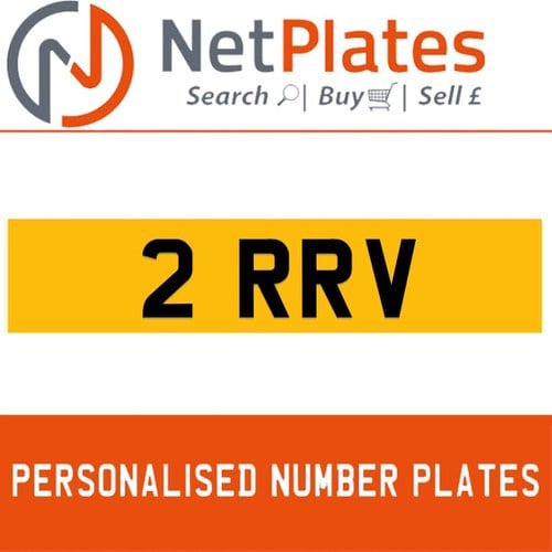 1900 2 RRV PERSONALISED PRIVATE CHERISHED DVLA NUMBER PLATE For Sale