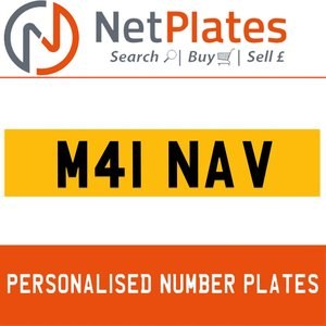 1900 M41 NAV Private Number Plate from NetPlates Ltd For Sale