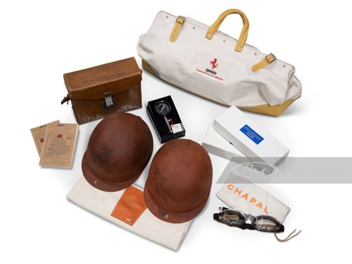 Touring Kit, including Chapal Helmets and Goggles For Sale by Auction