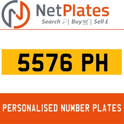 1900 5576 PH Private Number Plate from NetPlates Ltd For Sale