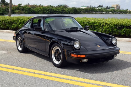 1986 911 Carrera Coupe 5 speed All Black driver $57.9k For Sale