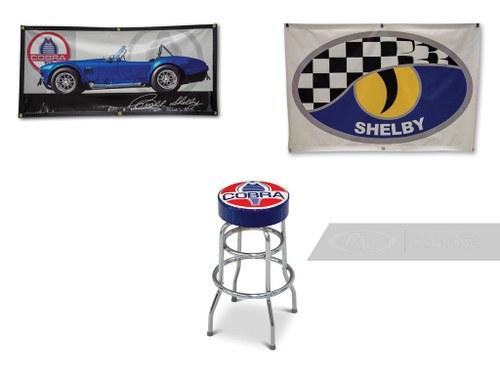 Shelby Banners and Stool For Sale by Auction