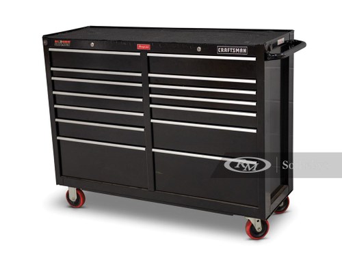 Craftsman Ball Bearing Griplatch Rolling Tool Cabinet For Sale by Auction