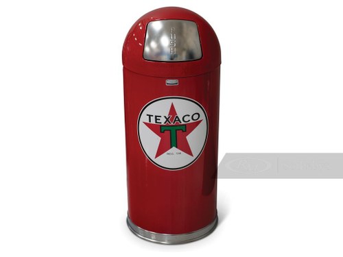 Texaco-Branded Garbage Can For Sale by Auction