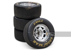 Winston Cup Wheels with Goodyear Eagle Tires (27.512.0-15) For Sale by Auction