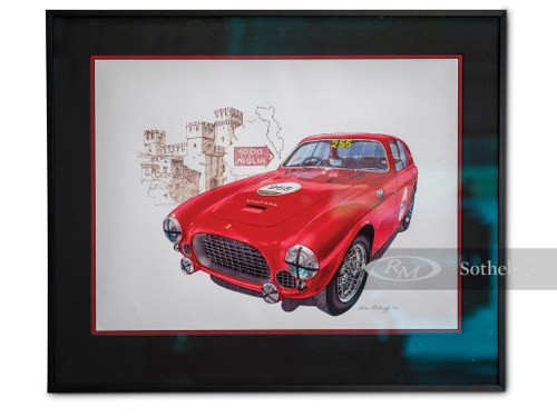 Ferrari 225 S Mille Miglia Artwork For Sale by Auction