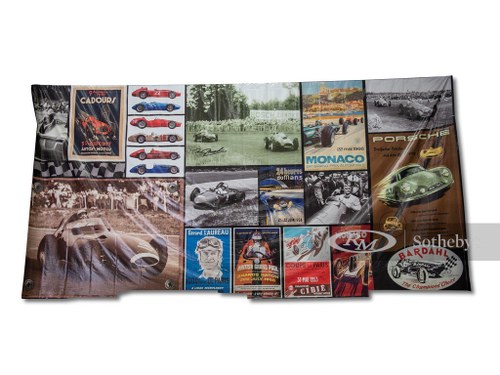 Very Large Automotive-Themed Vinyl Banners In vendita all'asta