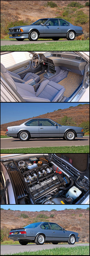 1985 BMW M635CSi Coupe Euro-specs Sunroof manual $79k For Sale