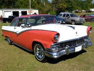 1956 Ford Crown Victoria Coupe HardTop clean Red driver $29 In vendita