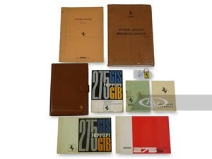 Ferrari 275 GTBGTS Owners Manuals, Folio, and Keyring For Sale by Auction