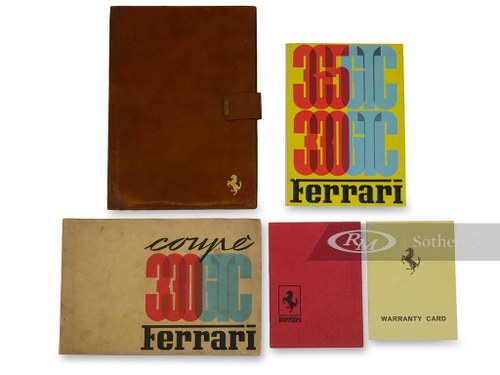 Ferrari 330365 GTC Owners Manuals and Folio In vendita all'asta