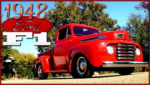 1948 Ford F1 Pickup Truck Step~Side 355V-8 Auto AC $39.5k For Sale