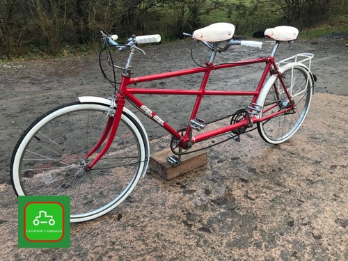 1950 VINTAGE TANDEM BICYCLE REFRUBISHED FUN DISPLAY COLLECTOR In vendita