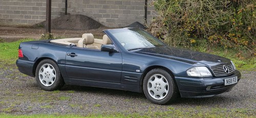 1996 Mercedes-Benz SL500 Convertible with Hardtop For Sale by Auction