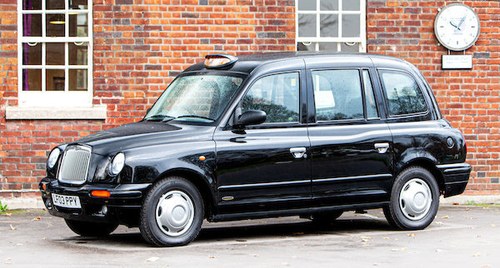 2003 London Taxis International TX2 Gold Taxicab For Sale by Auction
