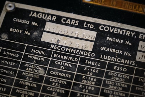 1958 Jaguar XK150 OTS 3.4S In vendita (immagine 95 di 151)