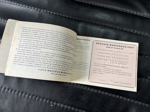 1957 Lloyd 600 à vendre (picture 113 of 127)