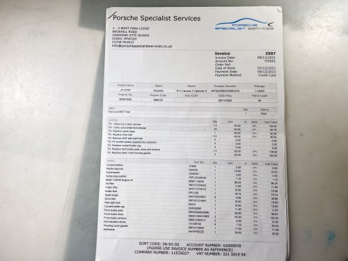 2002 Porsche 996 911 Carrera 2 Tiptronic 3.6 In vendita (immagine 121 di 133)