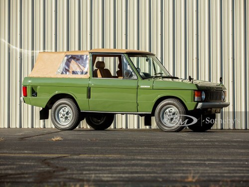 1971 Range Rover Suffix A Convertible by SVC For Sale by Auction