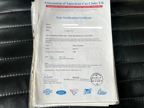 1948 Willys Jeep CJ-2A à vendre (picture 85 of 93)
