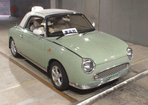 1991 Nissan Figaro Convertible  RHD  Project Drives  $8.5k For Sale