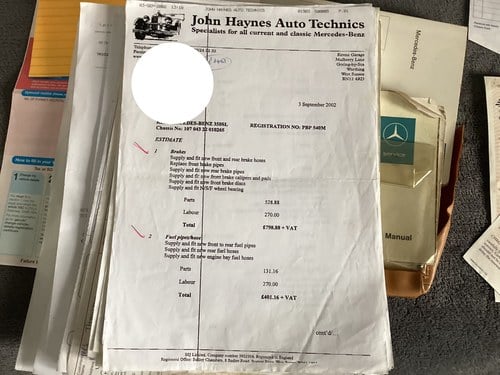 1973 Mercedes-Benz 350SL R107 zum Verkauf (Bild 129 von 148)