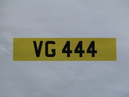 1900 Registration Number VG444 at ACA 27th and 28th February For Sale by Auction