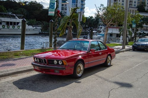 1988 BMW M6 Coupe 5 speed  Red(~)Tan 96k miles  $35k In vendita