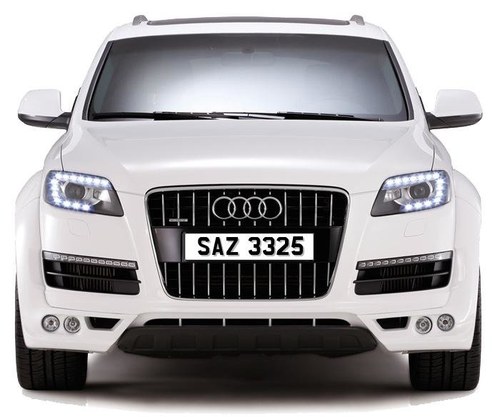 2020 SAZ 3325 PERSONALISED PRIVATE CHERISHED DVLA NUMBER PLATE FO For Sale