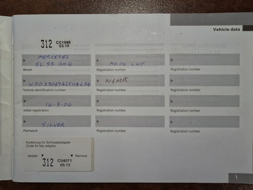 2006 Mercedes-Benz R230 SL55 AMG zum Verkauf (Bild 229 von 253)