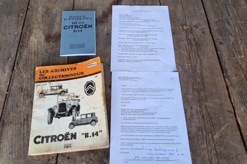 1927 Citroën B14F 9CV Boulangere Pick Up For Sale (picture 106 of 107)