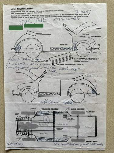 1967 Morris Minor 1000 Convertible In vendita (immagine 201 di 209)